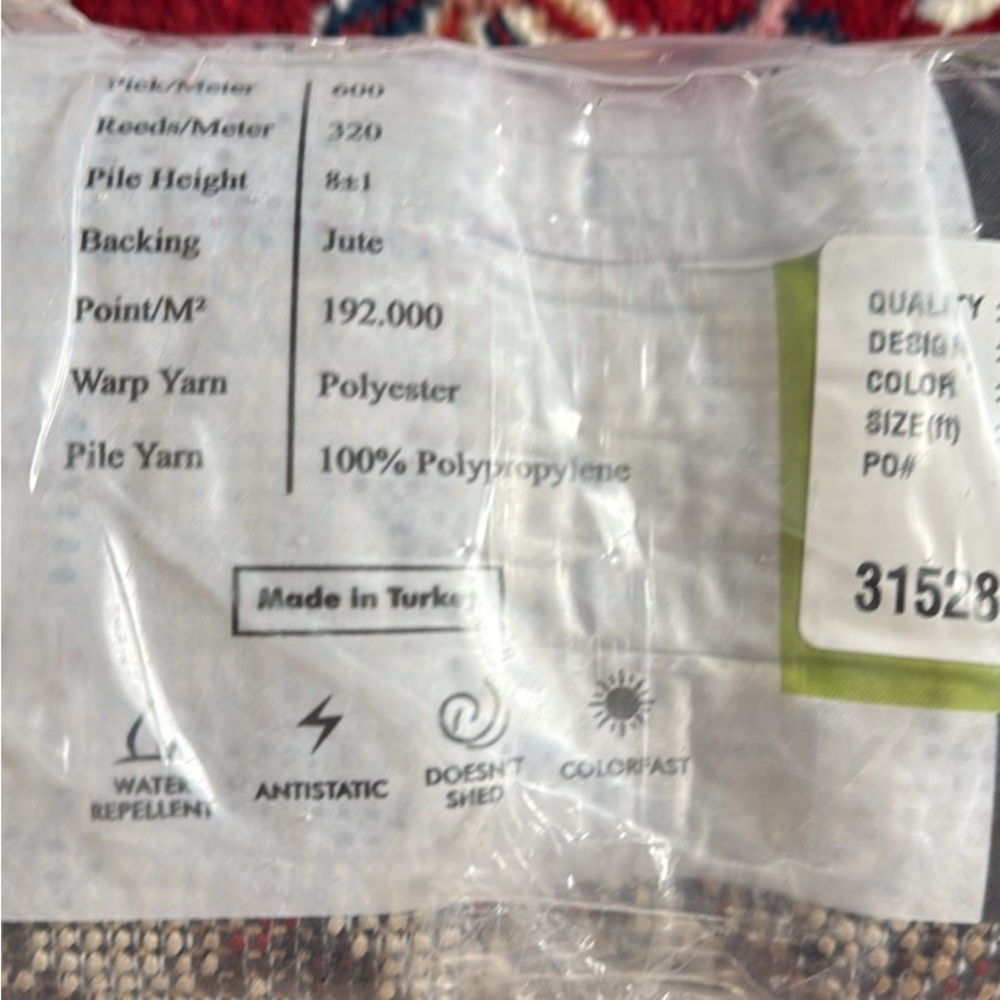 Kashan Collection Rug - Red Multi - Picture 5 of 7